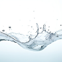 AI-generated close-up of water splash