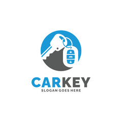 Fototapeta premium Car key logo design vector illustration