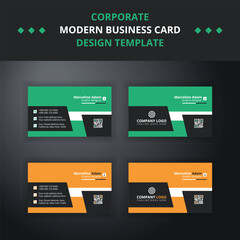 Free Vector Corporate Creative and Modern Business Card Design Template