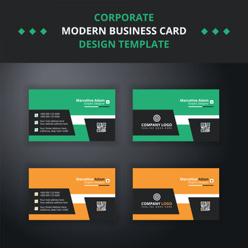 Free Vector Corporate Creative and Modern Business Card Design Template