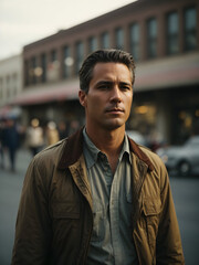 a officer man on the street
