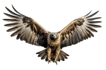 Foto op Canvas Beautiful Vulture Isolated on a Transparent PNG Background. Generative Ai © Haider