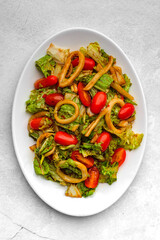 salad with vegetables