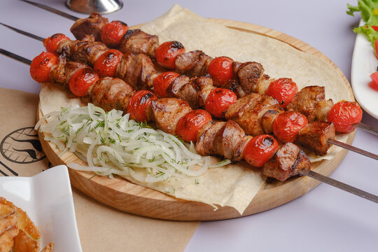 grilled sausages on a grill