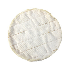 Camembert, famous french cheese / Transparent background
