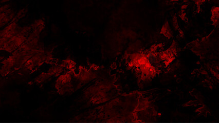 Dark Red horror scary background. Red textured stone wall background. Black and red rock stone background. Dark red horror scary background. Old wall texture cement black red background.	