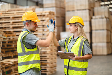 professional creatively carpenters woodworking teamwork together, Craftsman having creative workshop to working for business industry of wooden carpentry company, foreman joiner person man in factory