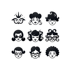 Retro Character Design  Clipart