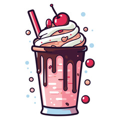 dessert vector illustration