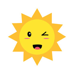 Cute Sun Vector