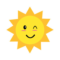 Cute Sun Vector