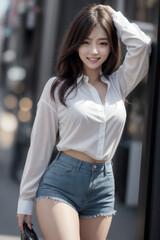 Asian pretty girl photo book