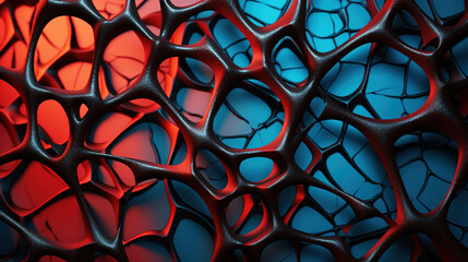 Abstract background, abstract pattern with skeleton of bracts. Decorative ceramic tiles, copy space for billboard design
