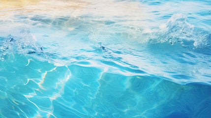 Abstract art Tropical beach water background. showcasing crisp details and a shallow depth oujikhnf field photography
