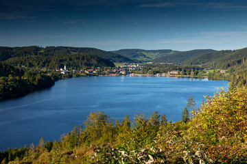 Fototapeta na wymiar Lake Titisee in the Black Forest in Germany