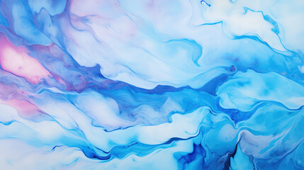 Obraz premium A painting is painted on a high quality paper surface to create a smooth marble background pattern of Marble Ink Abstract Art from a gorgeous original painting for an abstract background.