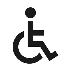 Disabled icon. Illustration