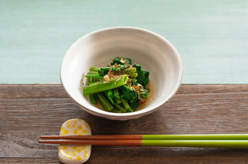 クウシンサイのおひたし