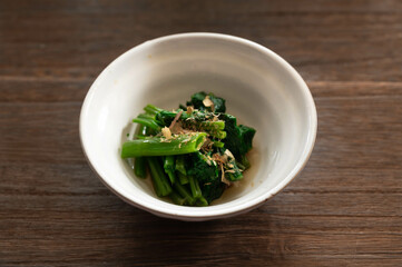 クウシンサイのおひたし