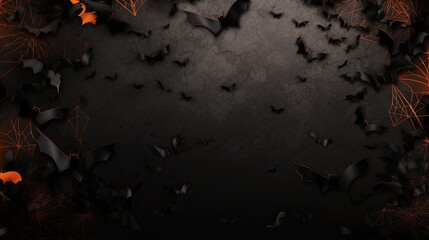 Halloween background with bats 