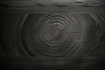 Contrast and Patterns: Abstract Black and White Texture on Wood Grain