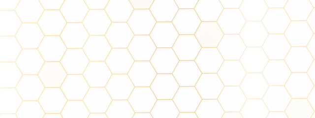 abstract white hexagon background design a white honeycomb grid pattern. . geometric background.