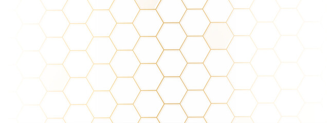 abstract white hexagon background design a white honeycomb grid pattern. . geometric background.