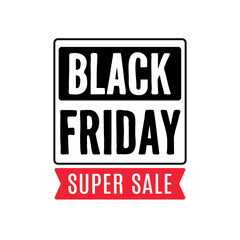 Black Friday banner. Special discount offer design. Product discount festival