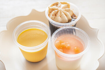 カップスイーツ3種類　