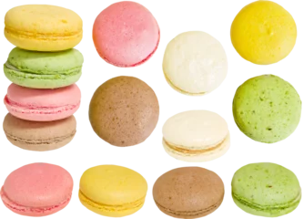 Fototapete Macarons 切り抜き透過素材セットーカラフルマカロン