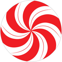 Christmas Round Candy Set. Striped Peppermint Candy - Christmas stick and round swirl candies. peppermint lollipop