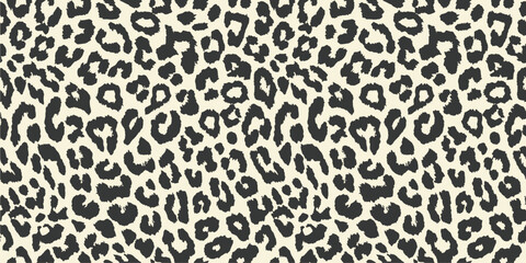  Cheetah Print Background - White Leopard Print seamless - Seamless pattern of white leopard skin - obrazy, fototapety, plakaty