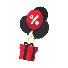 Shopping bags for purchasing Black Friday products, special offers, product discount promotions