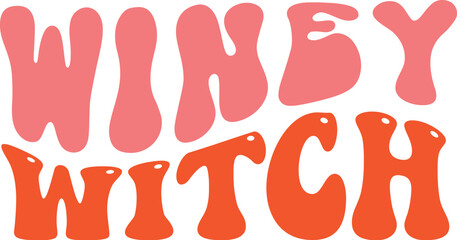 Winey Witch Retro SVG Designs