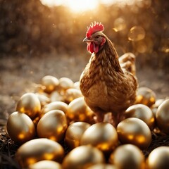 gallina dalle uova d'oro - 644538465