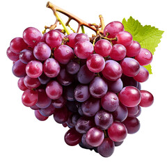 Fototapeta premium Grapes isolated on transparent background