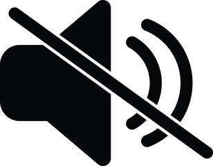 Mute icon sign vector illustration