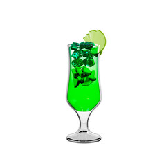 Summer Juice 3D Illustration