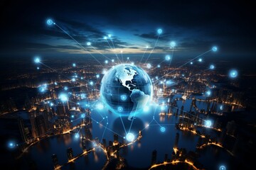 Advanced communication thrives in smart cities through a global internet network
