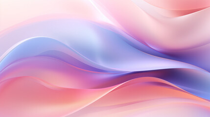 Abstract pastel background in the form of a wave, Color gradient banner.