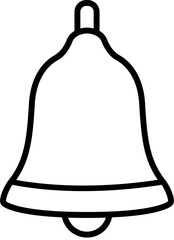 christmas bell outline