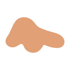 Abstract Beige Shape