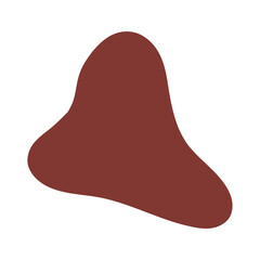 Abstract Brown Shape