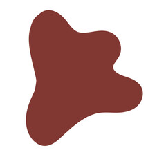 Abstract Brown Shape