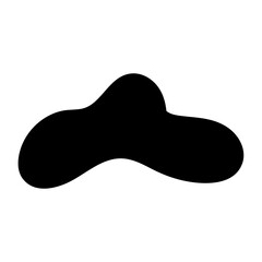 Abstract Black Shape