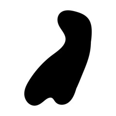 Abstract Black Shape