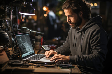 An online course features live webinars with experts, allowing students to interact and ask questions in real-time. Generative AI.