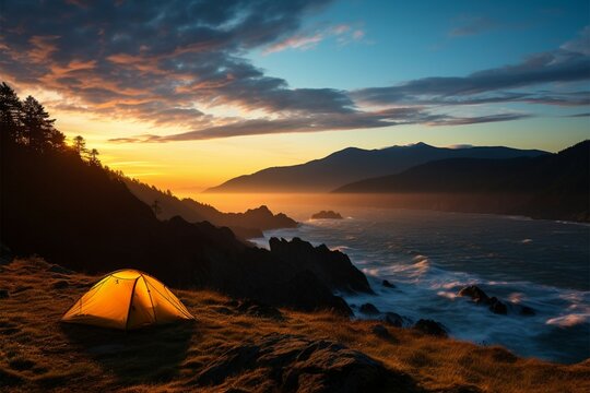 On Oregon Coast, a dedicated photographer frames stunning coastal vistas