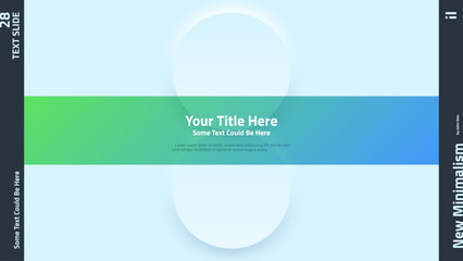 Neumorphic Vector Infographic Template