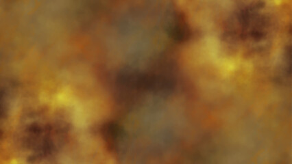 fire background texture. colorful sunrise or sunset colors in cloudy shapes. distressed vintage grunge and watercolor paint.